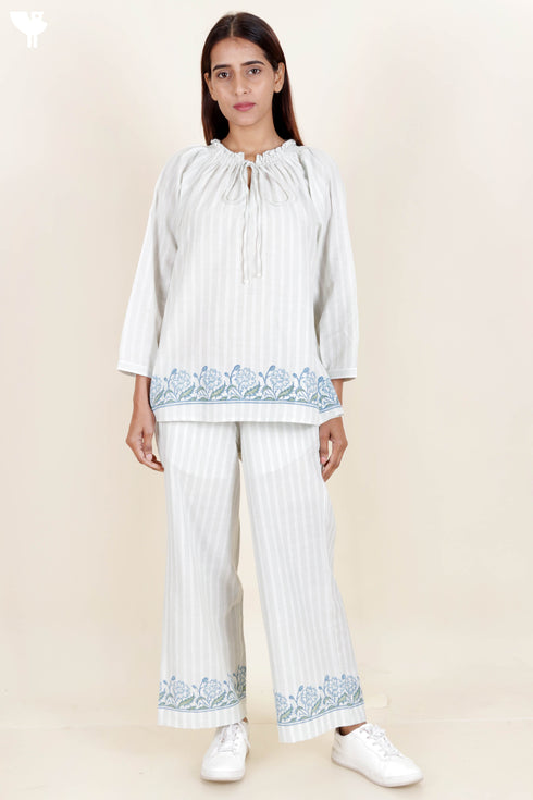 Khaadi Co-Ord Set In Block Print