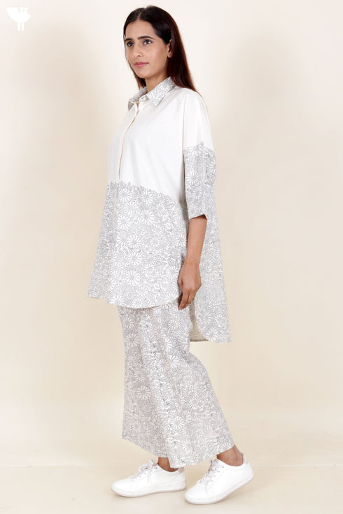 Khaadi Cotton Co-Ord Set In Block Print