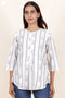 Khaadi Cotton Top With Block Print