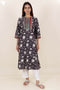 Cambric Cotton Kurta In Floral BlockPrint