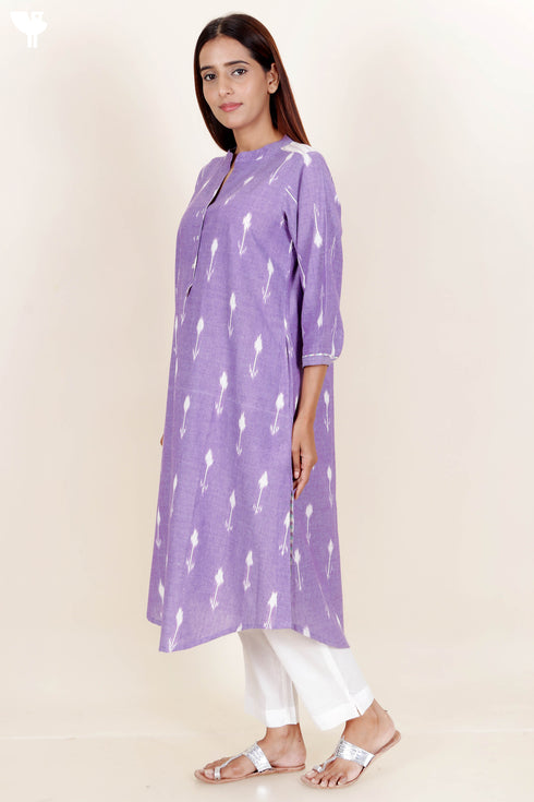 Ikat Cotton Kurta