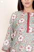 Chanderi Silk Kurta InBlock Print