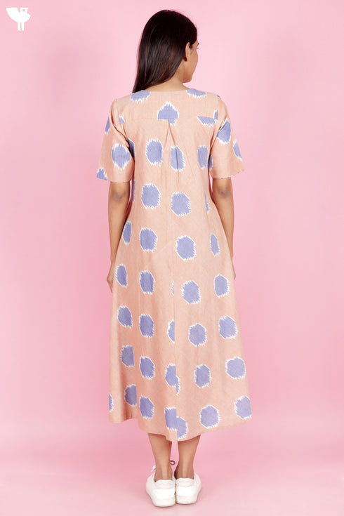 Ikat Cotton Dress