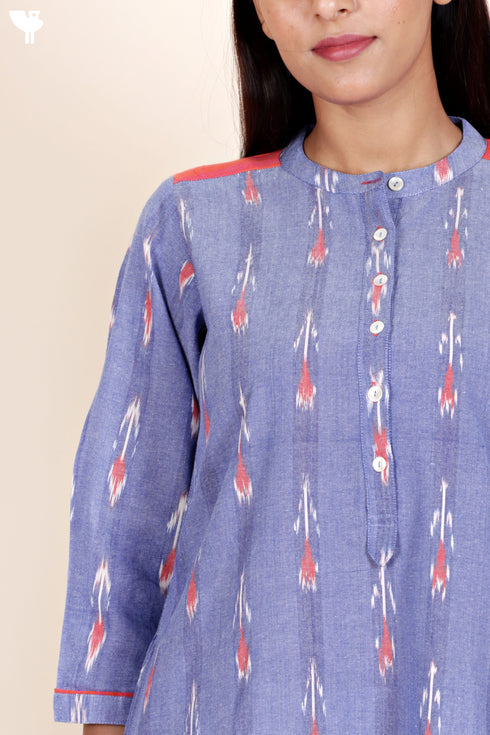 Ikat Cotton Kurta