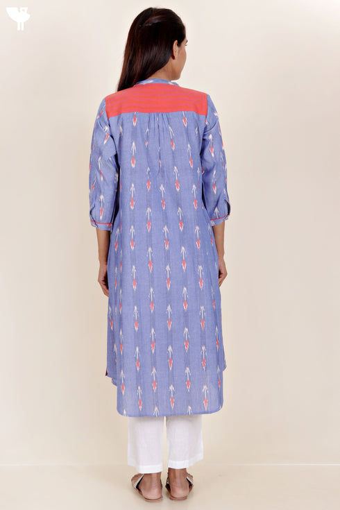 Ikat Cotton Kurta