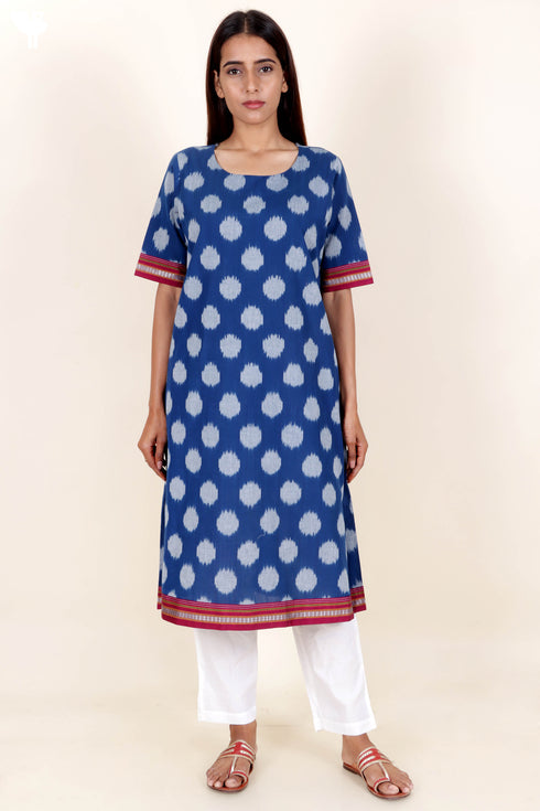 Ikat Cotton Kurta