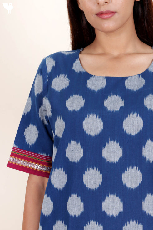 Ikat Cotton Kurta