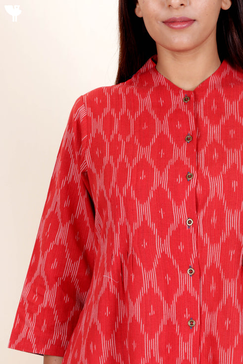Ikat Cotton Kurta