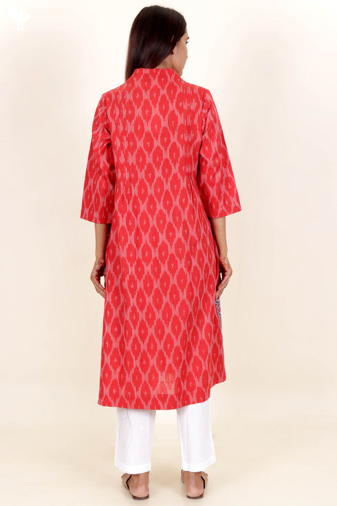 Ikat Cotton Kurta
