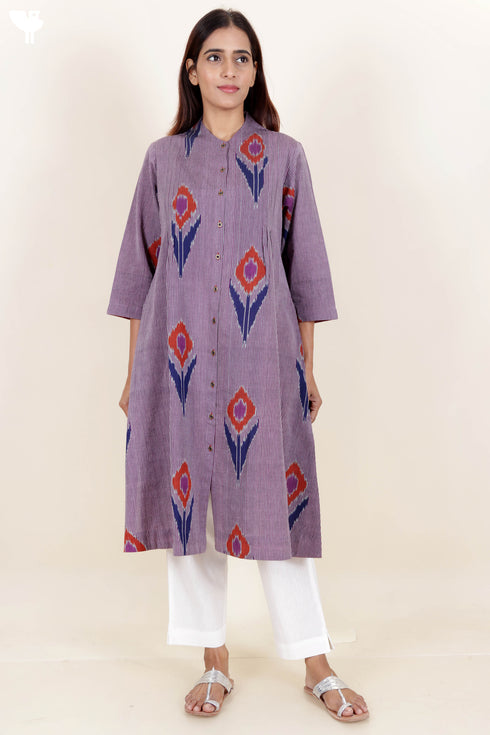 Ikat Cotton Kurta