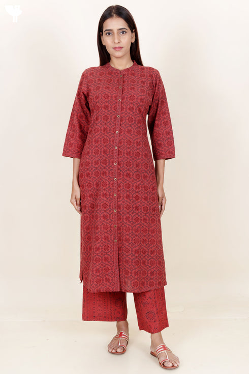Khaadi Cotton Kurta in Block Print