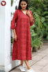 Khaadi Cotton Dress in Paisley Block Print