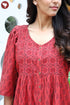Khaadi Cotton Midi Dress in Block Print