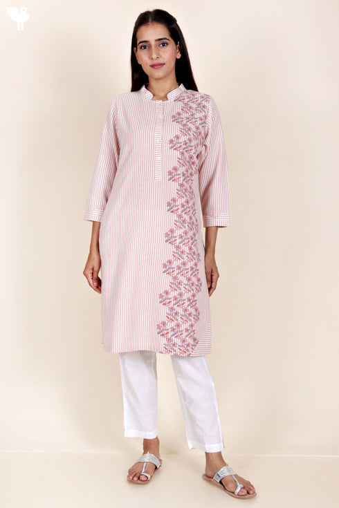 Khaadi Cotton Kurta In Block Print
