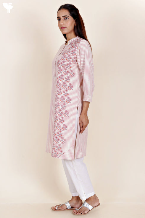 Khaadi Cotton Kurta In Block Print