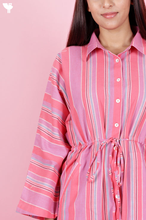 Khaadi Cotton Kurta In Stripes