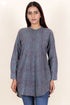 Khaadi Cotton Mandarin Top In Block Print