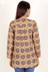 Khaadi Cotton Mandarin Top In Block Print