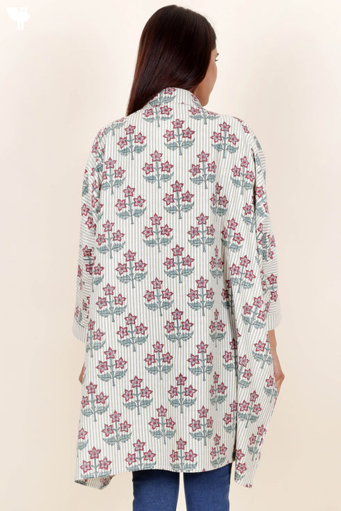 Khaadi Cotton Top In Block Print