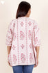 Khaadi Cotton Poncho Top In Block Print