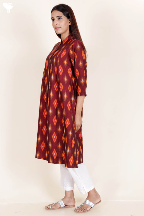 Ikat Cotton Kurta