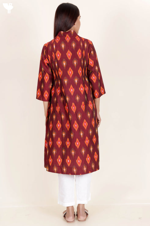 Ikat Cotton Kurta