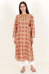 Khaadi Cotton Kurta With Floral Block Print