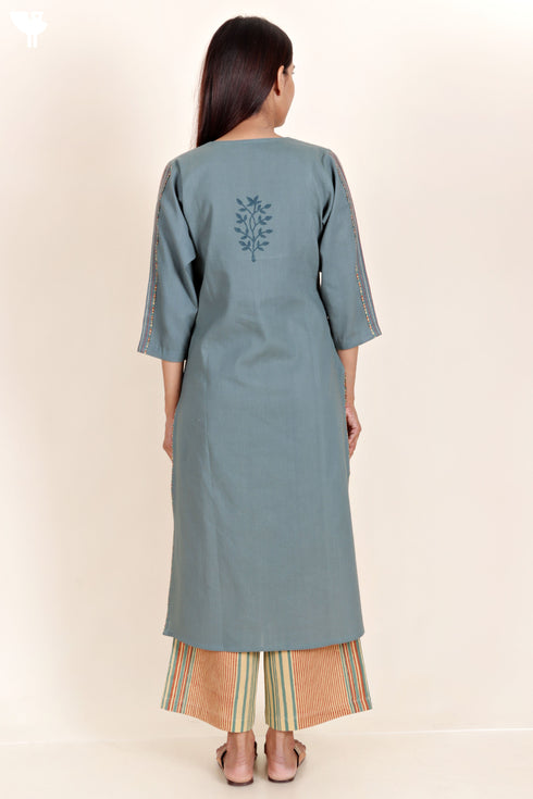 Khaadi Cotton Kurta In Block Print