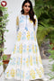 Mulmul Cotton Gathered Dress In Block Print