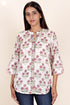 Mulmul Cotton Top In Block Print