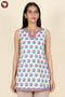 Cambric Cotton Top Floral Print
