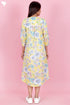 Mulmul Cotton Dress In Floral Print