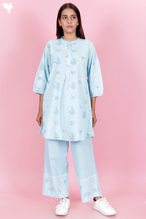 Khaadi Cotton Co-Ord Set In Block Print