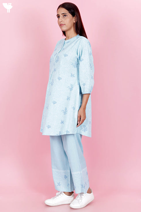 Khaadi Cotton Co-Ord Set In Block Print