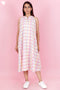 Khaadi Cotton Sleeveless Dress In Checks
