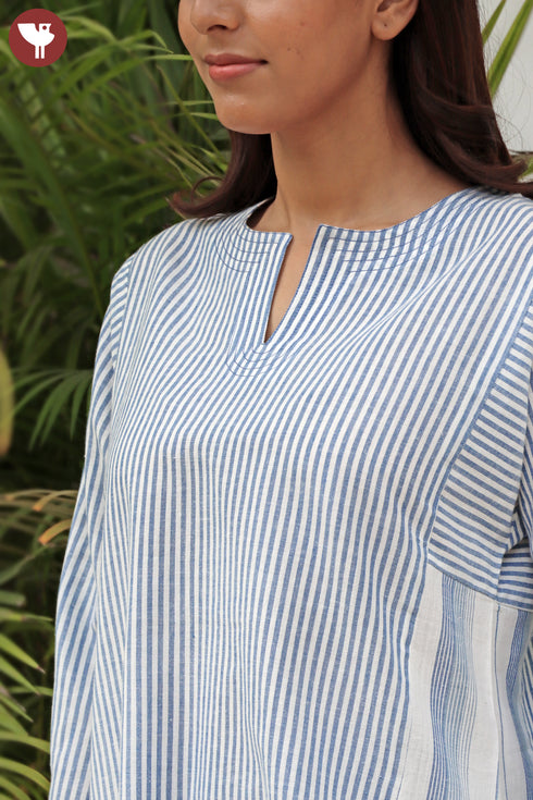 Khaadi Cotton Striped Cotton Top