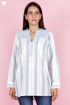 Khaadi Cotton Striped Cotton Top