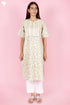 Twill Kurta In Block Print