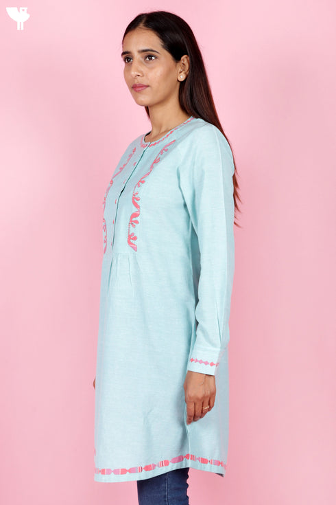 Khaadi Cotton Top With Appliqué