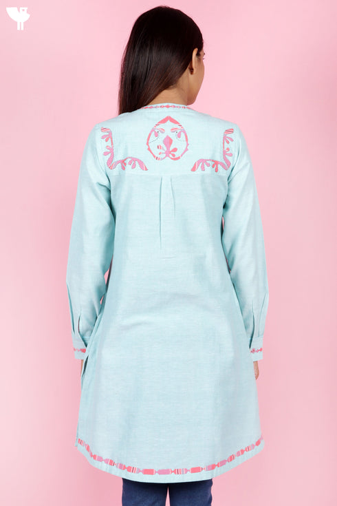 Khaadi Cotton Top With Appliqué