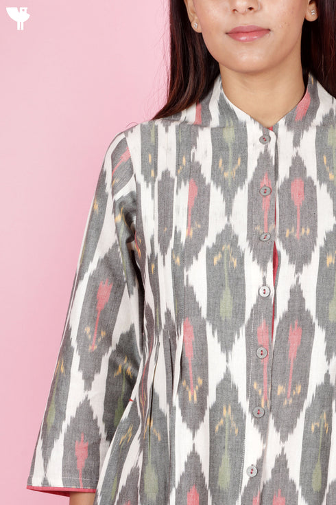 Ikat Cotton Kurta