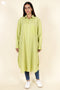 Khaadi Cotton Lime Dress In Block Print