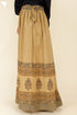 Cambric Cotton Long Skirt In Block Print