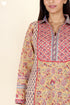 Cambric Cotton Kurta In Floral Block Print