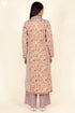 Cambric Cotton Kurta In Floral Block Print