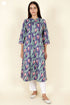 Cambric Cotton Kurta in Block Print