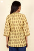 Khaadi Cotton Pintucked Top In Floral Print Mustard