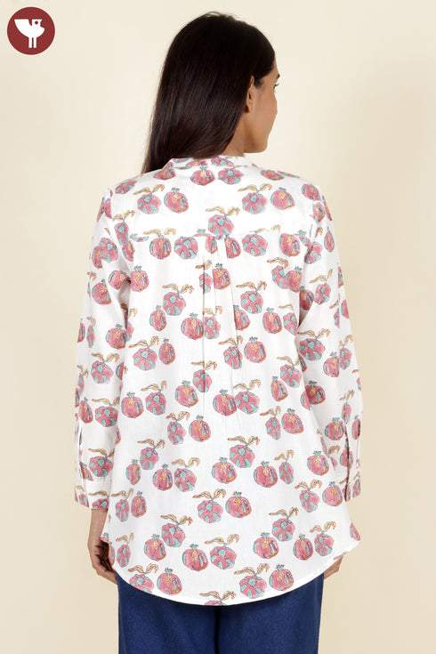 Khaadi Cotton Top In Block Print