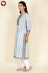 Cambric Cotton Kurta Geometric Block Print
