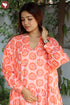 Mulmul Cotton Tiered Dress in Block Print